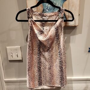 NWT Cache Women's Sz M 95% silk 5% Spandex Tank